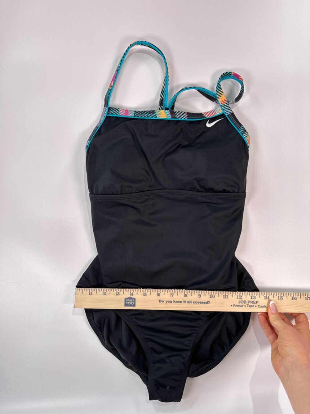 Nike Women’s Racerback One Piece Swimsuit Black Size L - Picture 11 of 12